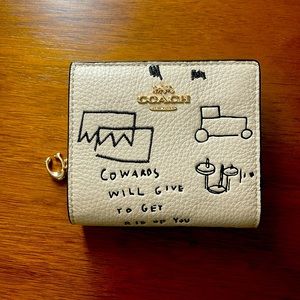 Authentic Coach x Basquiat Snap Wallet